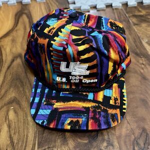 Vintage 1994 U.S. Oil Open Snapback Hat 90s Abstract Taiwan ROC